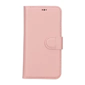 Apple iPhone 15 Uyumlu Deri Cüzdanlı Kılıf MWWN NU2 Pembe - 4