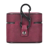 Casquet Apple AirPods 3.nesil Uyumlu Deri Kılıf Fuşya - 3