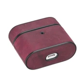 Casquet Apple AirPods 3.nesil Uyumlu Deri Kılıf Fuşya - 5