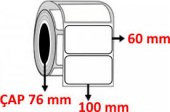 60*100 EKO TERMAL BARKOD ETİKETİ 500 SARIM - 1