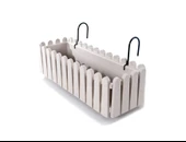 Omnipazar SO-İB02 Askılı Balkon Saksı Takımı 9 lt Kirli Beyaz 6 Adet thumbnail 3