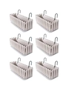 Omnipazar SO-İB02 Askılı Balkon Saksı Takımı 9 lt Kirli Beyaz 6 Adet thumbnail 1