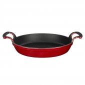 Lava Yuvarlak Kulplu Emaye Kaplama Döküm Tava - 16 Cm - 1