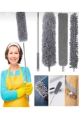 SAFİ ZADE Mikrofiber Manyetik Anti-Statik Bükülebilen Toz Alma 4 Parça Ful Set Uzayabilen Saplı - 1