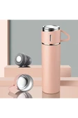 UİLAA Vacuum Termos Paslanmaz Çelik 500 ml Sıcak-soğuk Termos Seti 3 Bardaklı - 2