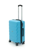 Copella Polipropilen & Kırılmaz 2'li Valiz Seti Orta & Kabin - Mavi thumbnail 2