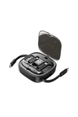 ESSAGER 7in1 Makaralı 60w Type-c Şarj Kablosu Ve Type-c To Usb Lightning Dönüştürücü Seyahat Şarj Ka - 1