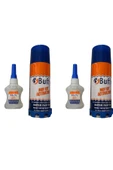 BUFFY Hızlı Yapıştırıcı (2 ADET) MDF Mdf, Tahta, Plastik, Deri, Metal 200ml Sprey + Yapıştırıcı - 1