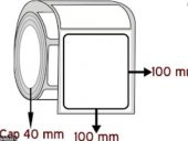 100X100 BARKOD ETİKETİ 1 RULO 250 sarım - 1