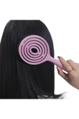 SAFİ ZADE 3d Profesyonel Açma Tarama Saç Fırçası Pembe Oval - 2