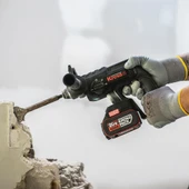 Kress KU390.4 20Volt 4.0Ah. 2.0J Li-ion Çift Akülü Şarjlı Kömürsüz Profesyonel SDS-Plus Pnömatik Kırıcı/Delici - 7