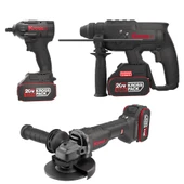 Kress KRKS1 KUB30.2 + KU390.4 + KUH10.2 20Volt/4Ah. 6 Adet Akülü Profesyonel Kombo Set - 2
