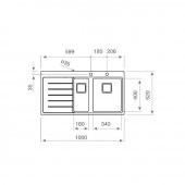 TEKA ZENIT RS15 1½B 1D AUTO Paslanmaz çelik sol evye - 4