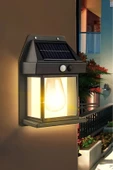 VANCKEY 2024 Model Suya Dayanıklı Hareket Sensörlü Güneş Enerjili Solar Led Dış Mekan Bahçe Lambası thumbnail 3