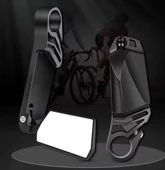 XBYC 419 360°Dönebilir Katlanabilir Dayanıklı Gidon Boynuzlu Bisiklet Dikiz Aynası thumbnail 6