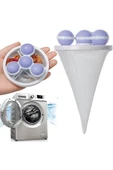 Çamaşır Makinesi İçin Yıkanabilir Tüy ve Kıl Toplayıcı Aparat Pratik Temizlik Aksesuarı Mavi - 1