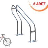 Bisiklet Parkı Tekli Ucuz Bisiklet Park Alanı Demiri Tekli Bisiklet Park Yeri 2 Adet Sarı - 1