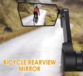 XBYC 419 360°Dönebilir Katlanabilir Dayanıklı Gidon Boynuzlu Bisiklet Dikiz Aynası thumbnail 3
