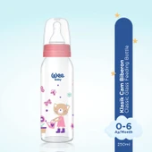 Wee Baby Klasik Cam Biberon 250 ml - Pembe - 2