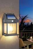 VANCKEY 2024 Model Suya Dayanıklı Hareket Sensörlü Güneş Enerjili Solar Led Dış Mekan Bahçe Lambası thumbnail 1