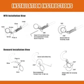 Xbyc 4010 Gidon İçine Takılan Bisiklet Aynası Ayarlanabilir Geniş Açılı Tümsek Ayna Vidalı Yuvarlak thumbnail 4