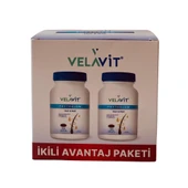 Velavit Phytoglow Hair & Nail 120+120 Soft Jel Kapsül 2 li Avantaj Paket - 1