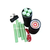 Yüksek Güç Taktik Şarj Edilebilir led el feneri uzun menzilli çok güçlü Fener - 8