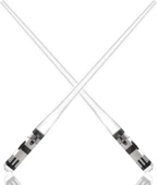 Valkyrie 8 Parça LED Işıklı Chopstik Işık Kılıcı Yemek Çubukları  Star Wars Tema Çöpstik - 2