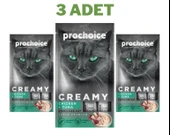 ProChoice Creamy Tavuklu ve Ton Balıklı Krema Kedi Ödülü 4x15 Gr 3 Adet - 1