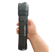 Yüksek Güç Taktik Şarj Edilebilir led el feneri uzun menzilli çok güçlü Fener - 5