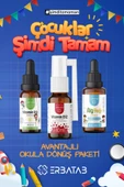 Erbatab Okula Dönüş Paketi ( Vitamin D3, Vitamin B12, Alg Yağı Omega-3) thumbnail 1