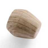 Merkür Düğme Açık Ceviz Renk Mobilya Mutfak Dolap Dolabı Çekmece Kulpu Kulbu Plastik Tek Vidalı Kulp thumbnail 6