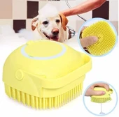 Şampuan Hazneli Kedi Köpek Yıkama Kesesi, Masaj Yapan Hayvan Yıkama Fırçası - 4