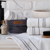 Schafer Home Daily 4 lü Havlu Seti 30x50 Cm-Antrasit - 5