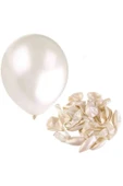 MSDA Beyaz Metalik Balon 10'lu - 3