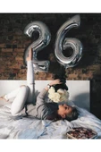 MSDA 26 Yaş Gümüş Folyo Balon - 1