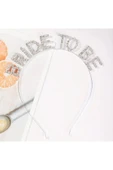 MSDA Bride Tobe Gelin Takımı Gelin Tacı Gümüş - 2
