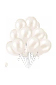 MSDA Beyaz Metalik Balon 10'lu - 1