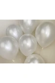 MSDA Beyaz Metalik Balon 10'lu - 2