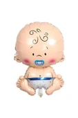 MSDA Cinsiyet Belirleme Partisi Kız Mı Erkek Mi Boy Or Girl Mavi Erkek Bebek ve Pembe Kız Bebek Balon - 2