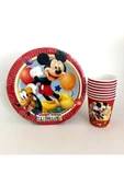 MSDA Mickey Mouse Miki 16 Kişilik Doğum Günü Parti Malzemeleri Konsepti Seti - 2