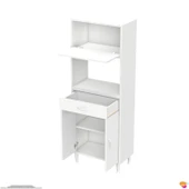 Modilayn VİO Fırın Dolabı (65x163,4x32,5 cm) Çekmeceli Kapaklı Mini/Midi Mikrodalga Mutfak Dolabı thumbnail 8