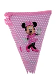 MSDA Minnie Mini Mouse Lüks Doğum Günü Parti Malzemeleri Seti 8 Kişilik Parti Konsepti - 5