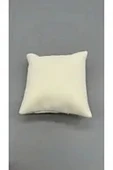 Süet Kumaş Krem Renk 5 Adet 8/8 Cm Takı Yastığı thumbnail 2