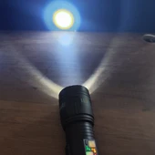 ARWOAN Şarjlı LED El Feneri Seti Güçlü ve Uzun Menzilli Profesyonel El Feneri + 4 Yedek Pil - 7