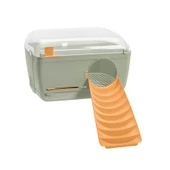 Imac Sweet Home Gine Pig Ve Tavşan Evi Gri 3-lü 37x26x22cm - 1