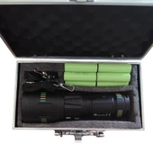 ARWOAN Şarjlı LED El Feneri Seti Güçlü ve Uzun Menzilli Profesyonel El Feneri + 4 Yedek Pil - 5