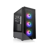 650W 80+ Vıew 200 Tg CA-3X3-65M1WE-00 Gamıng Mıd-Tower Pc KasasıThermaltake View 200 TG CA-3X3-65M1WE-00 ARGB Fanlı 650 W ATX Oyuncu Kasası thumbnail 1