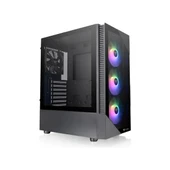 650W 80+ Vıew 200 Tg CA-3X3-65M1WE-00 Gamıng Mıd-Tower Pc KasasıThermaltake View 200 TG CA-3X3-65M1WE-00 ARGB Fanlı 650 W ATX Oyuncu Kasası thumbnail 2