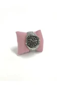 Süet Kumaş Pembe Renk 5 Adet 8/8 Cm Takı Yastığı - 1